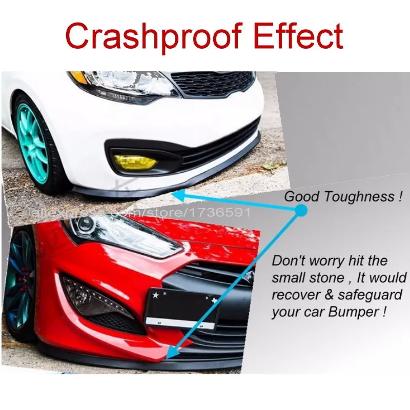 Dla Alfa Romeo 147 156 159 166 GTA AR Brera Spider samochód zestaw do zderzaka przednia tylna spódnica Spoiler deflektor pasek gumowy — zdjęcie 7