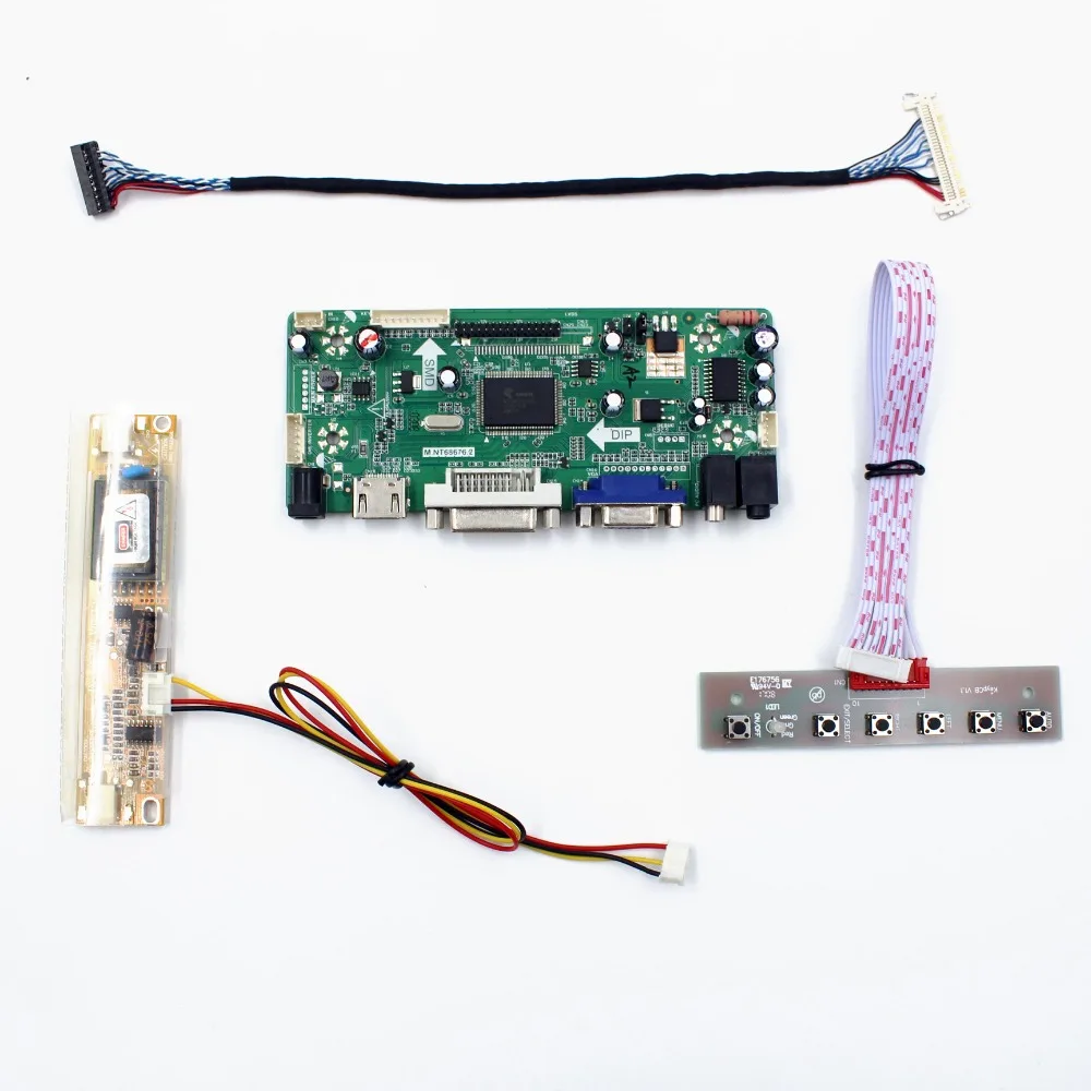 DIY LCD Controller kit with VGA DVI Audio HDMI-compatible work for 18.5 inch 1366x768 G185XW01 V0  Raspberry Pi repair