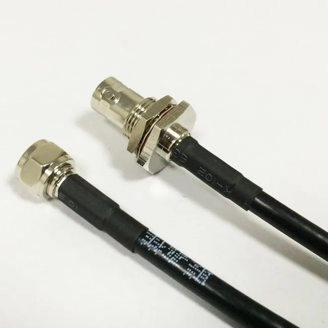 Conector BNC hembra para interruptor, convertidor RG58, 100CM, 40"