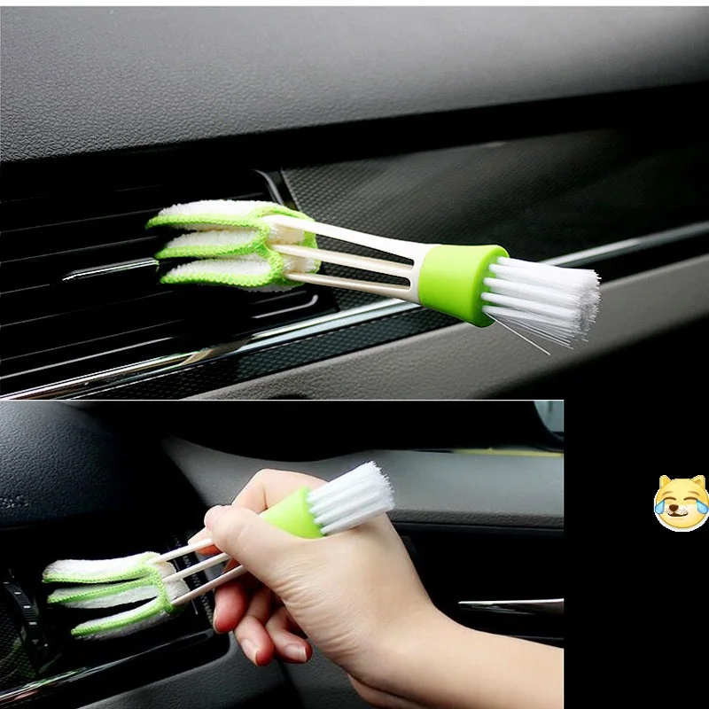 kebidumei Car Air Conditioning Vent Blinds Cleaning Brush For Car Series Part Accessories