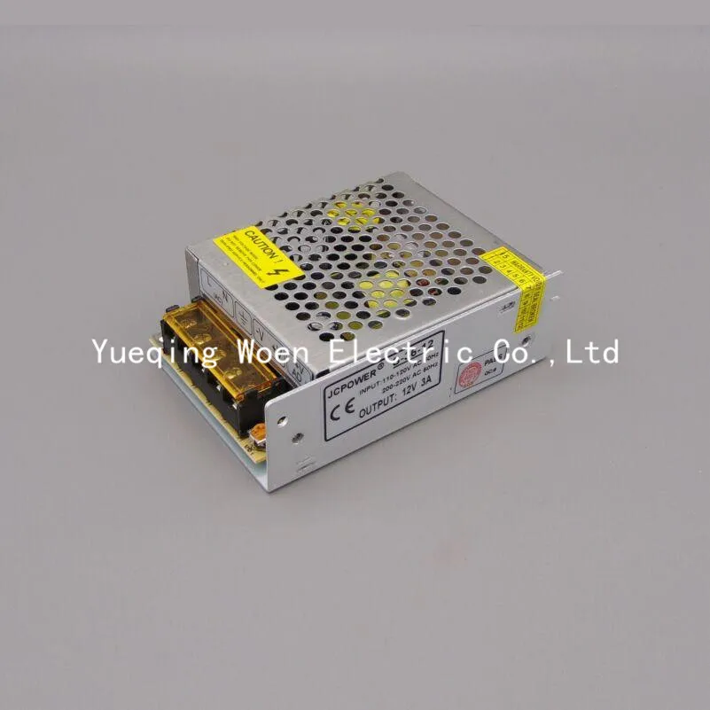 

S-36-12 switch 12VDC 3A 36W transformer power supply 12V 3A 36W LED switching power supply