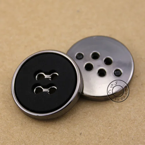 15-30mm Top Grade Black 4Hole Dull Pulish Buttons Fashion Man Suit Button for Coat Accessary, Free Shipping