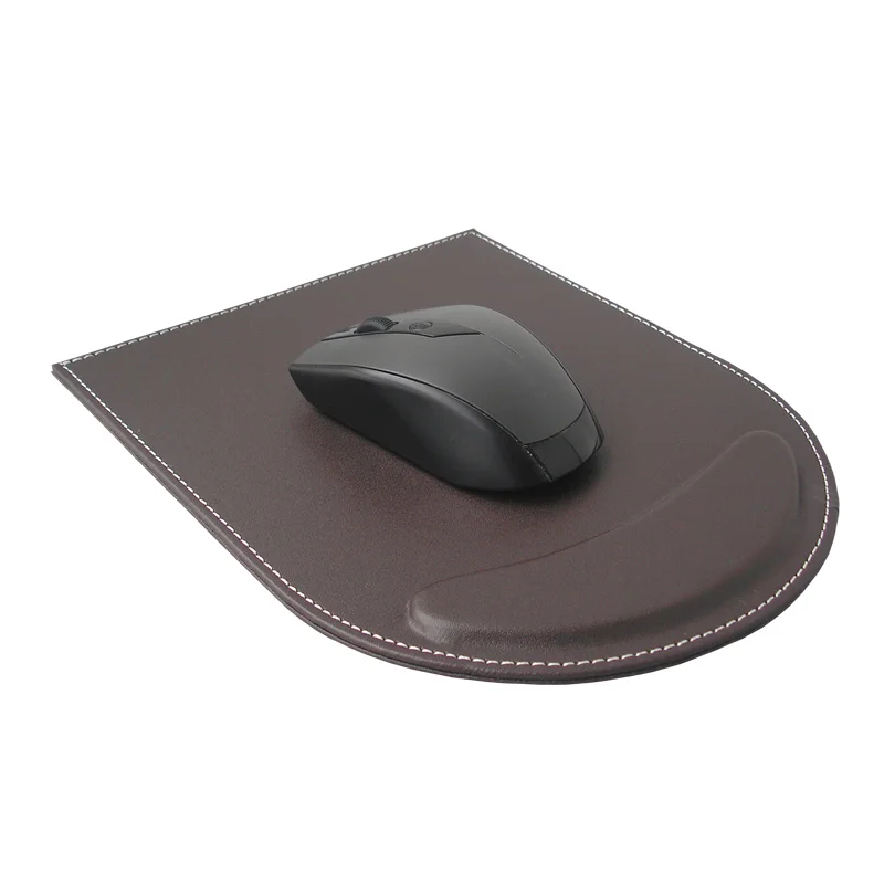 Double PU Leather Tableware Pad Mat Mouse Pad Support Wrist Mice Mat Gaming Comfort Rest Computer Desk Stationery Accessories