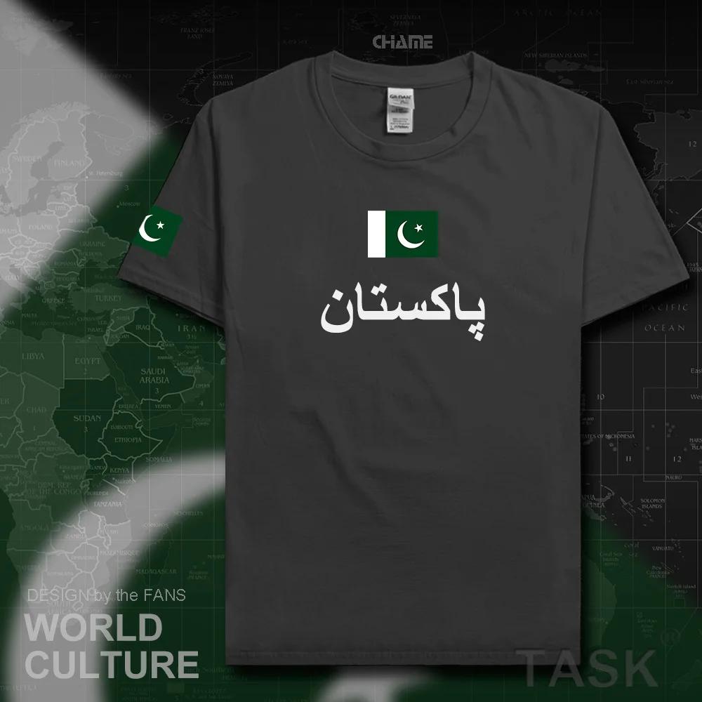 Pakistan men t shirt fashion 2017 jersey nation team 100% cotton t-shirt clothing tees country sporting flag PAK Pakistani Islam