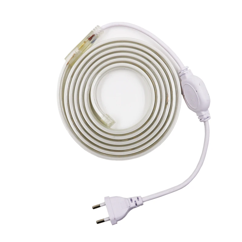 220V 120Led/m Led Strip light 5730SMD,Super Bright 1m/2m/3m/4m/5m/10m/20m White/Warm White Waterproof Led Light With EU Plug