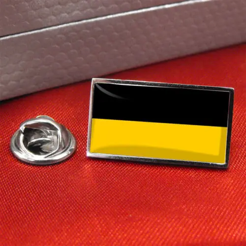 

Austria Habsburg Flag Lapel Pin Badge cheap custom metal Tie Pin low price custom made epoxy pin badge