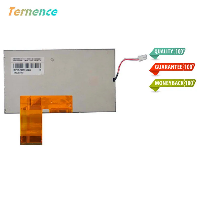 

Оригинальный ЖК-экран Skylarpu 6,2 дюйма для автомобильной DVD-навигации Tianma TM062RDH03, ЖК-дисплей, панель экрана