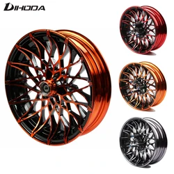 Universal 10*2.15 12*2.75 Motorcycle chrysanthemum-type modified front wheel Rims For Single Disc Disk Brake