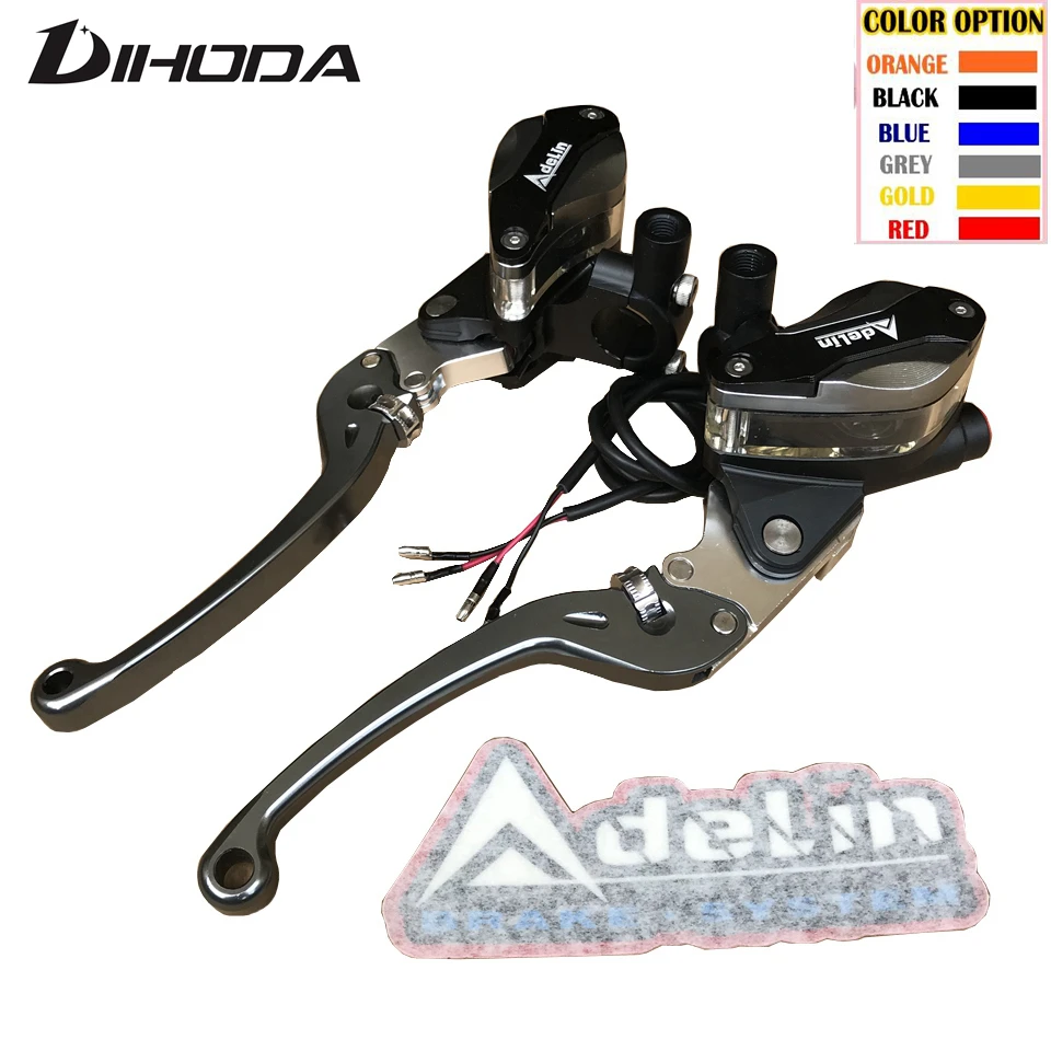 Universal 1 piece 12.7mm Adelin PX13 motorcycle brake clutch pump master cylinder lever handle For Yamaha Kawasaki Suzuki