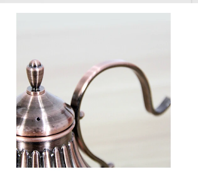 Chaleira de café com bico longo de aço inoxidável, bule para café, chá e café, chaleira para gotejamento, pescoço de ganso