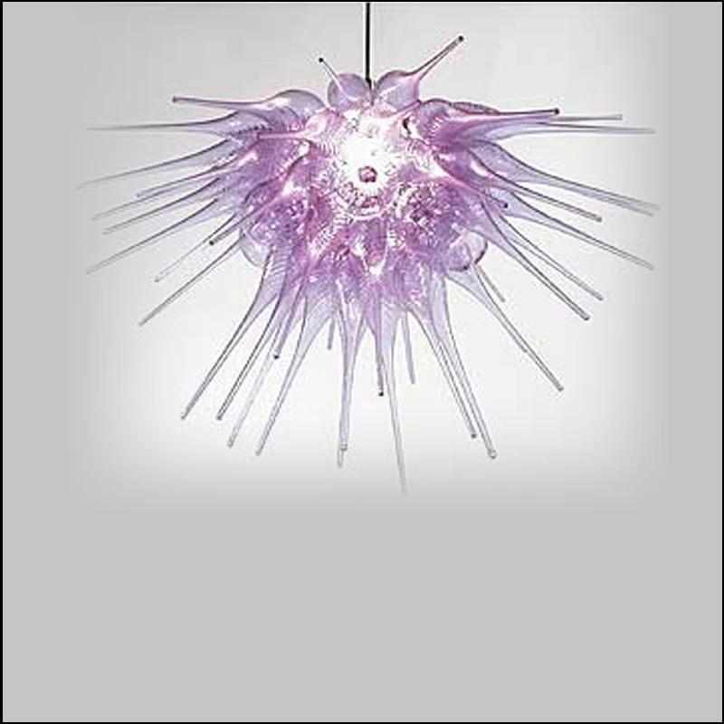 

LED Light Source Handmade Blown Murano Glass Chandeliers Energy Saving Blown Glass Chain Pendant Lamps Made in China