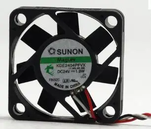 KDE2404PFVX 40*40*10 24V 1.9W 4Cm Drie Draad Stille Voeding Computer Omvormer Fan