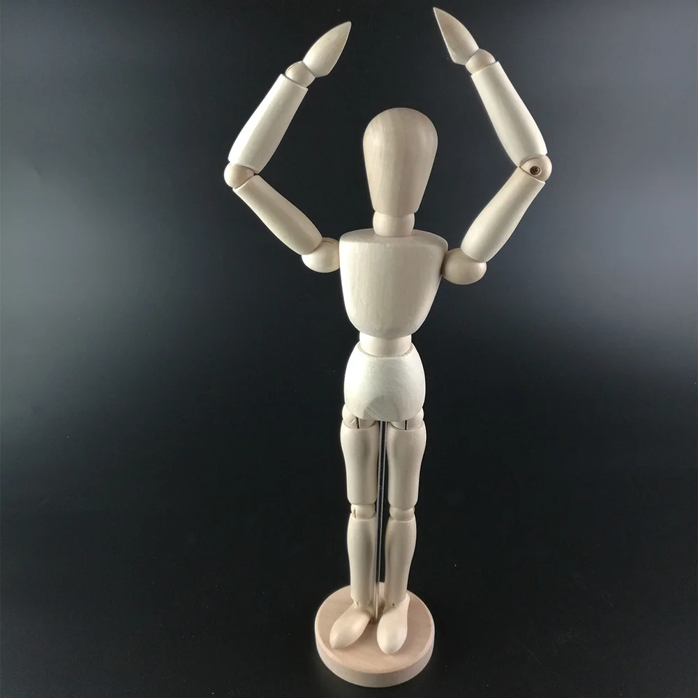 5.5 Inch 14cm Wood Human Body Model Figure Manikin Mannequin Artist Drawing Sketch Office & School Supplies Wooden Human Body