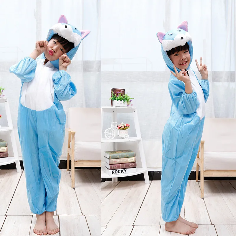 XS-4XL 28 Stile Unisex Nette Kigurumi Kinder Kinder Cartoon Winter Tier Pyjamas Nachtwäsche Halloween Kostüme Cosplays kleid