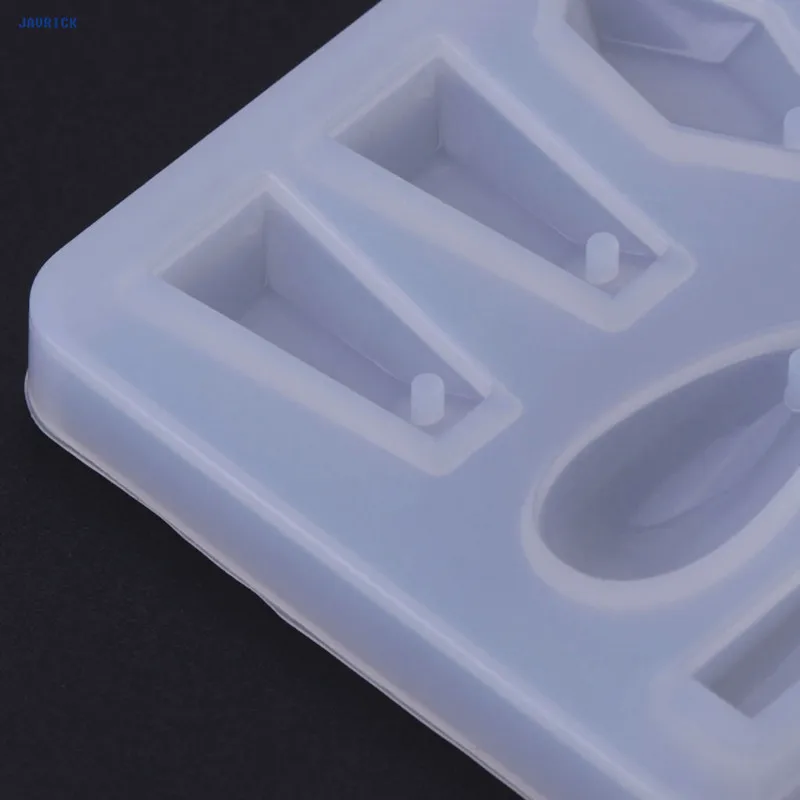 Javrick Khuôn Silicon DIY Trang Sức Làm Cho Hình Học Nghề Thủ Công Gương Trang Trí Nhựa Dính Bánh Kẹo Trang Trí