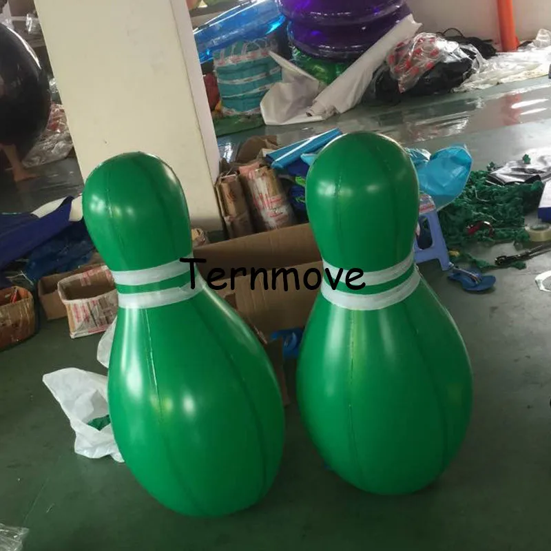 Huge Inflatable Bowling Set,Inflatable Sports Game,Giant Inflatable Bowling Pins Airtight inflatable Bowling Ball sport game