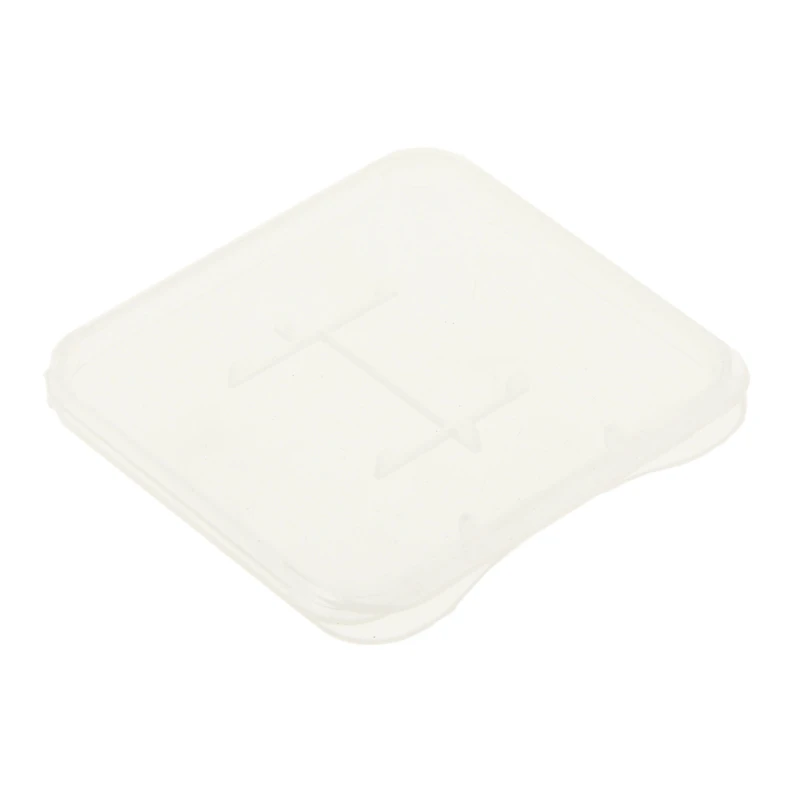 100 PCS Transparent Plastic Storage Card Box for Micro SD Card (TF Card)