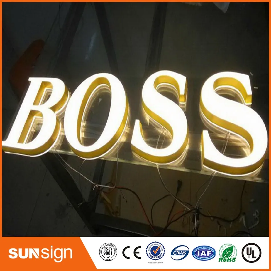 Kleine Size Letters Acryl Mini Led Frontlit Letters