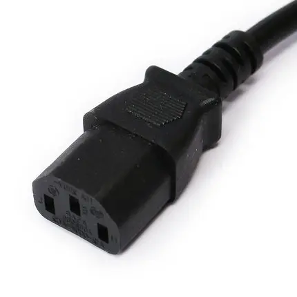 كابل تمديد وحدة المعالجة المركزية PDU ذكر إلى أنثى ، كابل طاقة الكمبيوتر ، 1.8 متر ، C13 إلى C14