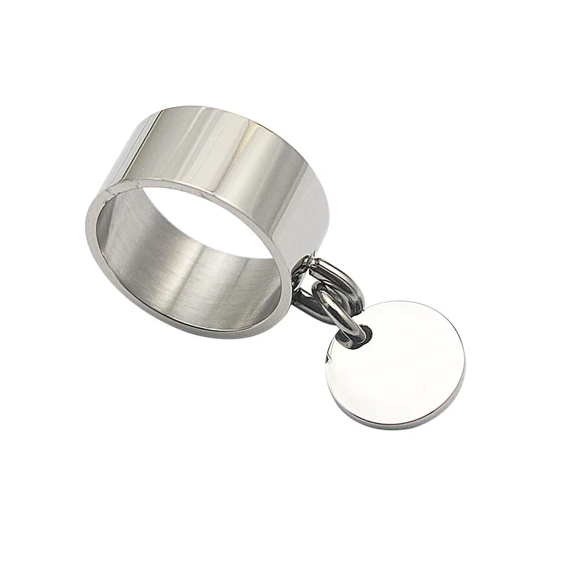 Fashion unique design Silver Color Brand Rings For men nobility Party Wedding dog pendant Rings Stainless Steel jewelry