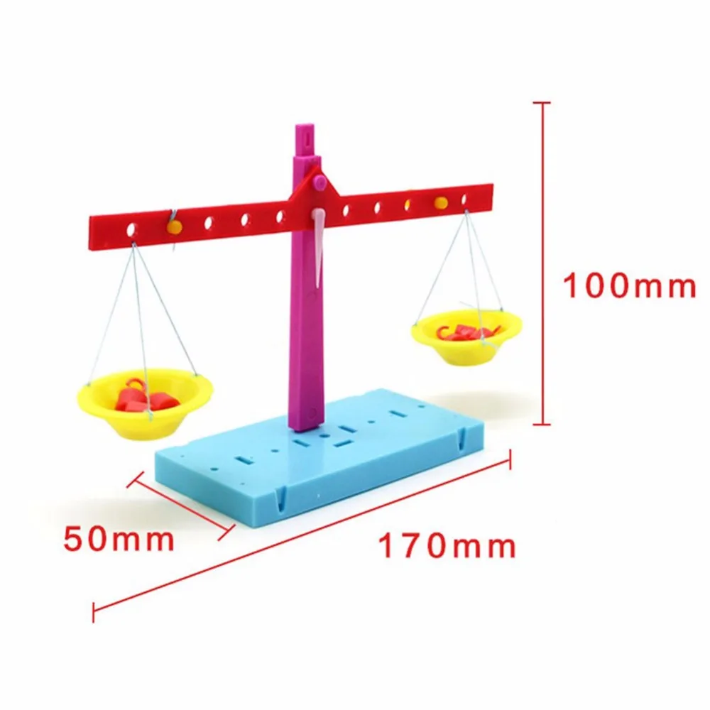 

1 шт./кор. модный интересный ручной DIY рычажный Баланс весы для детей физика и математика образование