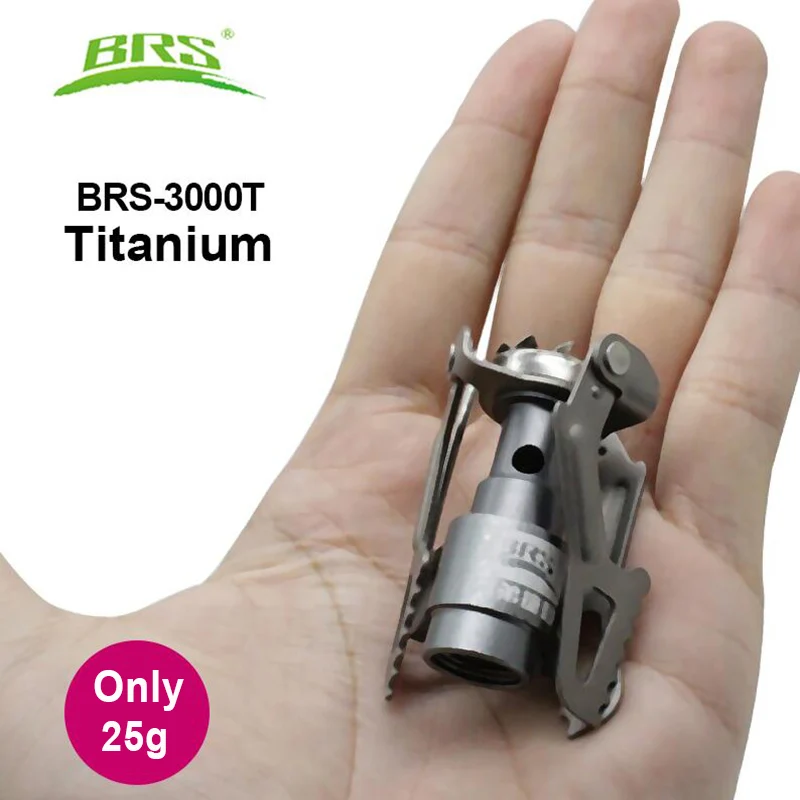 

BRS Outdoor Gas Stove Camping Gas Burner Portable Mini Titanium Stove Survival Furnace Pocket Picnic Gas Cooker brs-3000t