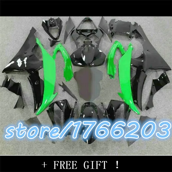 

Addmotor Aftermarket Fairing Fit YZF R6 08-11 YZFR6 2008-2011 YZF-R6 Body Kit Green Black Ning