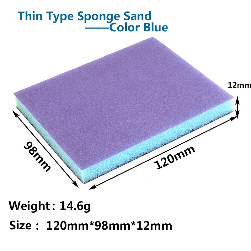 1pcs High Quality Polishing Sanding Sponge Block Pad Set Sandpaper Assorted 80-220 Grit Abrasive Tools Sandpaper Discs