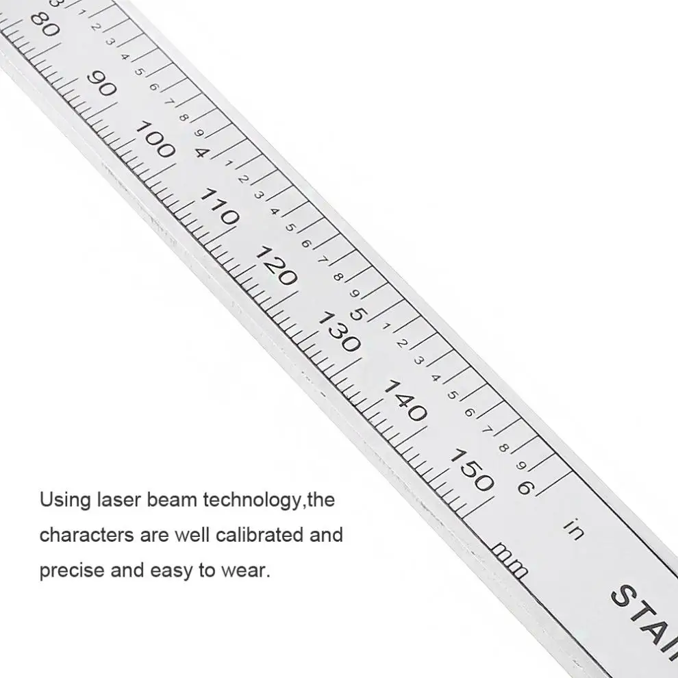 Regla Vernier Digital electrónica de acero inoxidable, 150mm, precisión de 0,01mm, caja tipo W para medir, 1 unidad