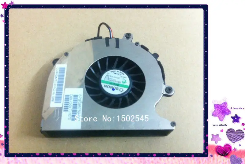 Free shipping  original laptop CPU cooling FAN for HP EliteBook 8540P 8540P 8540W CPU FAN  595769-001