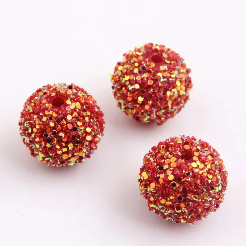 Kwoi Vita Colorful  12mm 20mm Choose Color Sequin AB Rhinestone Ball Beads For Pen Beadable