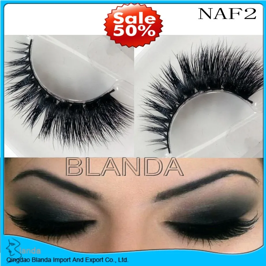 In De VS 1000 Paar 3d Make-Up Wimpers Zachte Pluizige Wimpers Valse Wimpers Dramatische 3d Mink Wimpers Lash Extensie Make-Up 3d Cilios