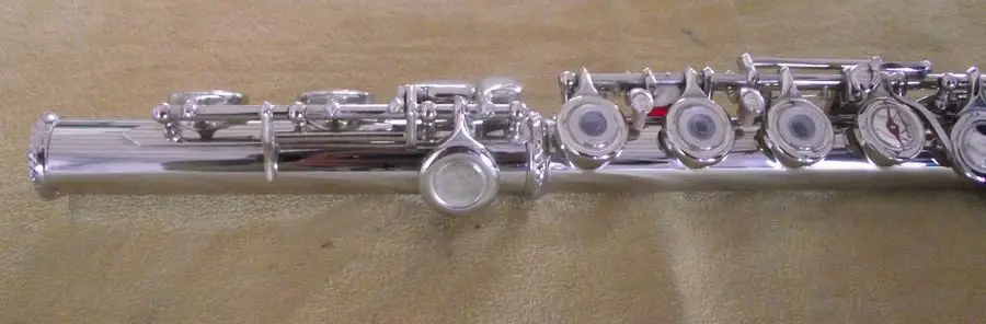 New 16 open hole flute C Key silver plated Great tone