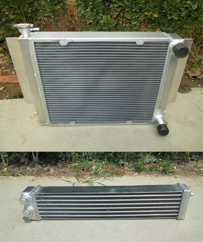 

High Performance Aluminum Radiator without heater pipe + Aluminum Oil Cooler For MAZDA RX2 RX3 RX4 RX5