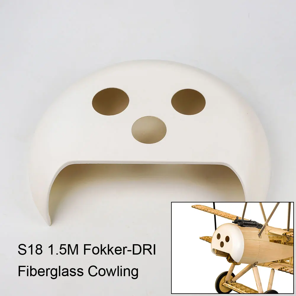 Fiberglass Cowling/Canopy/Cabin PVC for RC Plane Balsa Wood Airplane Pipe J3,Tiger Moth,Space Walker,Camel,RQ7, EX330,Fokker DRI