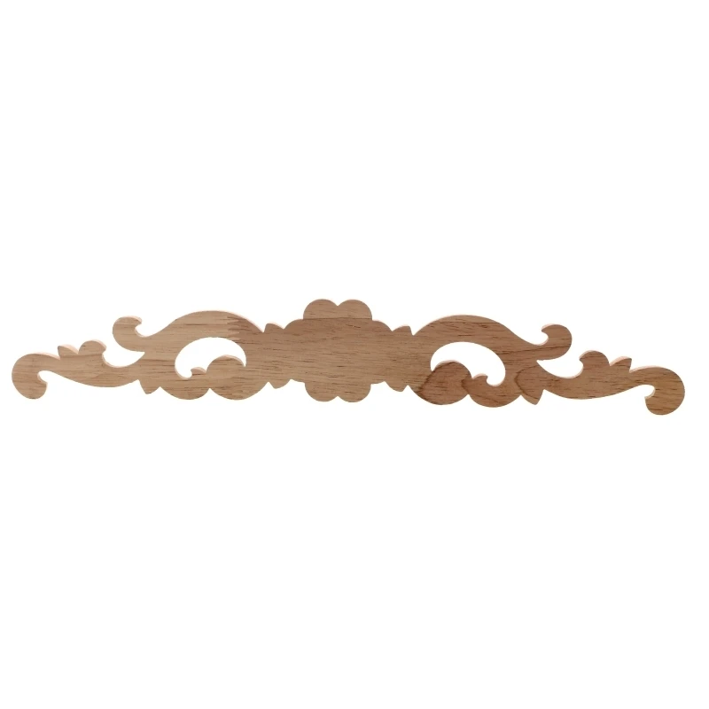 RUNBAZEF stile Europeo Casa Decora Dongyang Scultura In Legno Embrione Bianco Lungo Applique Letto Porta Fiore Decorativo Pezzo Kawaii
