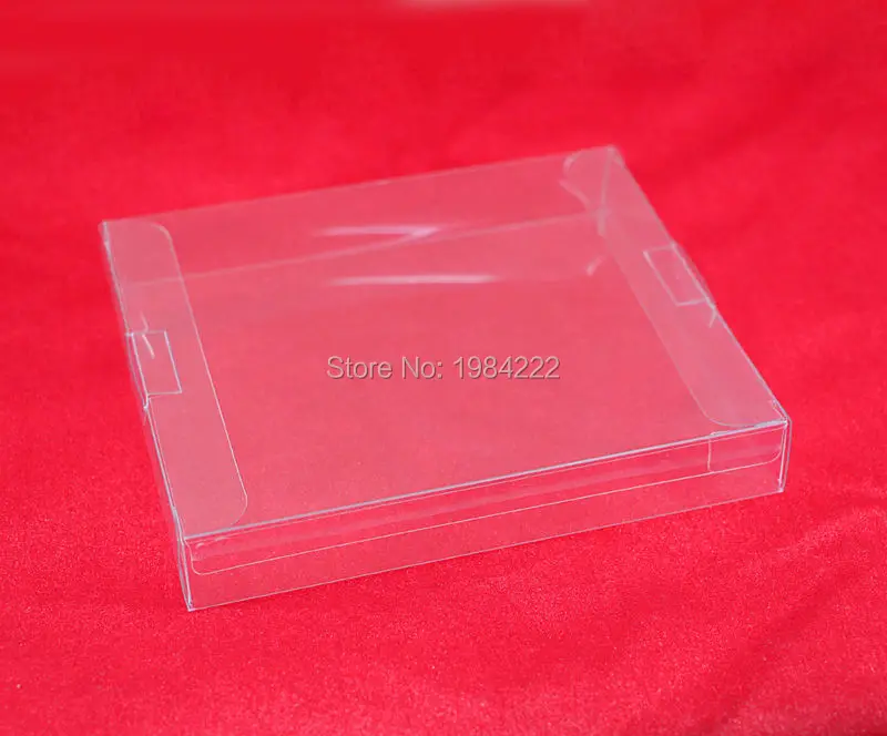 1 unidad de funda protectora de tarjeta de juego PET de plástico transparente para reemplazo de cajas de juego de cartuchos NES