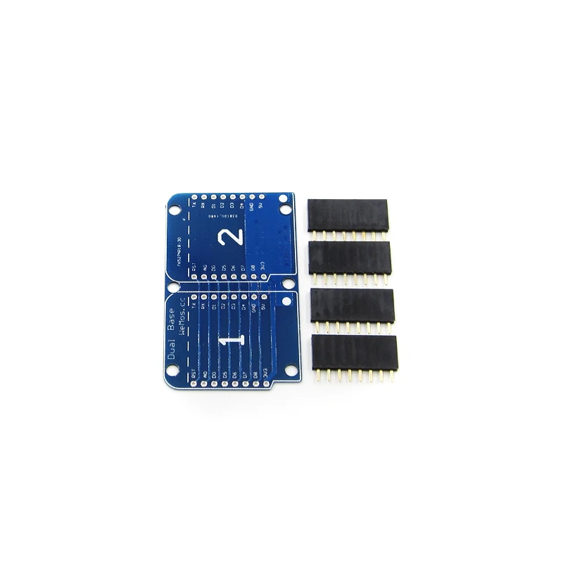 Double Socket Dual Base Shield For WeMos D1 Mini NodeMCU For Arduino ESP8266 Development Board