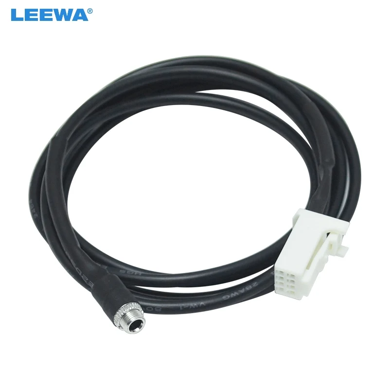 

LEEWA 30PCS Car Radio Input AUX Plug Cable with 8 Pin Connector for Subaru Forester 6-Disc CD Female AUX Wire Adapter Cable