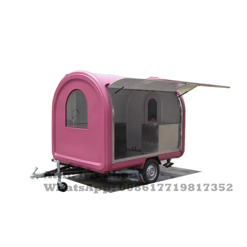 Inside customized window full up model OEM provided best price mobile food carts used food carts for sale with CE