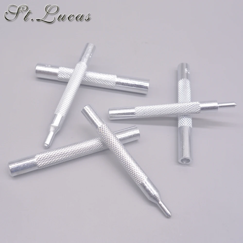 Metal Snap Fasteners Press Studs Button tools Punch Installation Leather Crafts Tool Hand Punch Tool Set handmade DIY Accessory