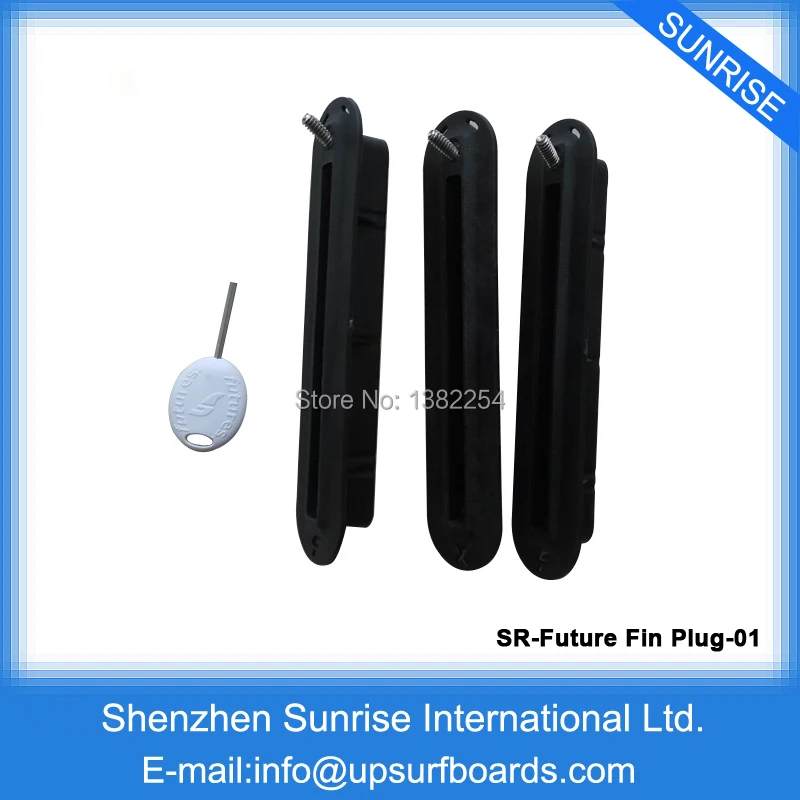 Single TabsFin Box Black Plastic Surfboard Fins Plugs Hot Sale Black  Single Tabs Fin Box