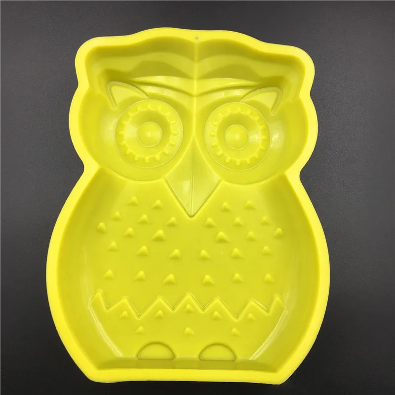 Big Single Owl Shaped Silicone Cake Mold Handmake DIY Bread Mould Silicone Moulds For Cake Decorations