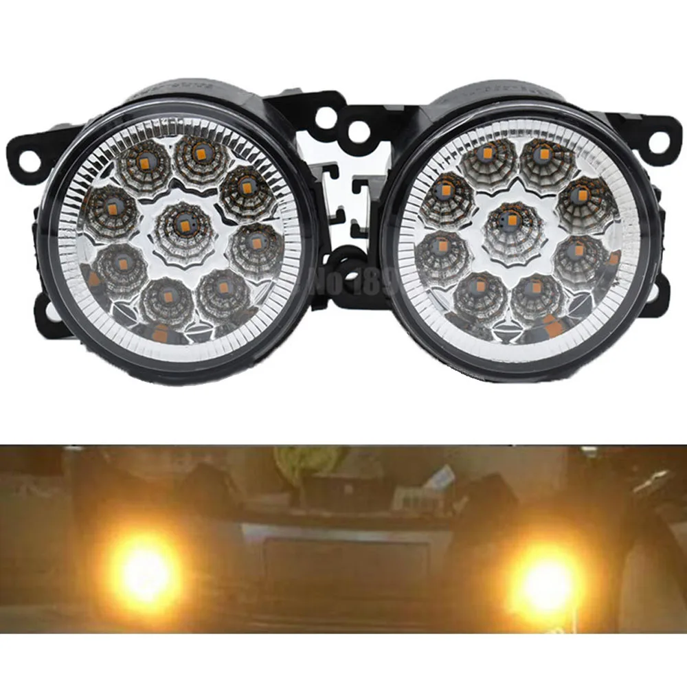 2x Devil Eyes car light sources Fog Lamps Car styling LED Fog Lights Halogen 1SET For OPEL Vectra C GTS Hatchback 2002-2008