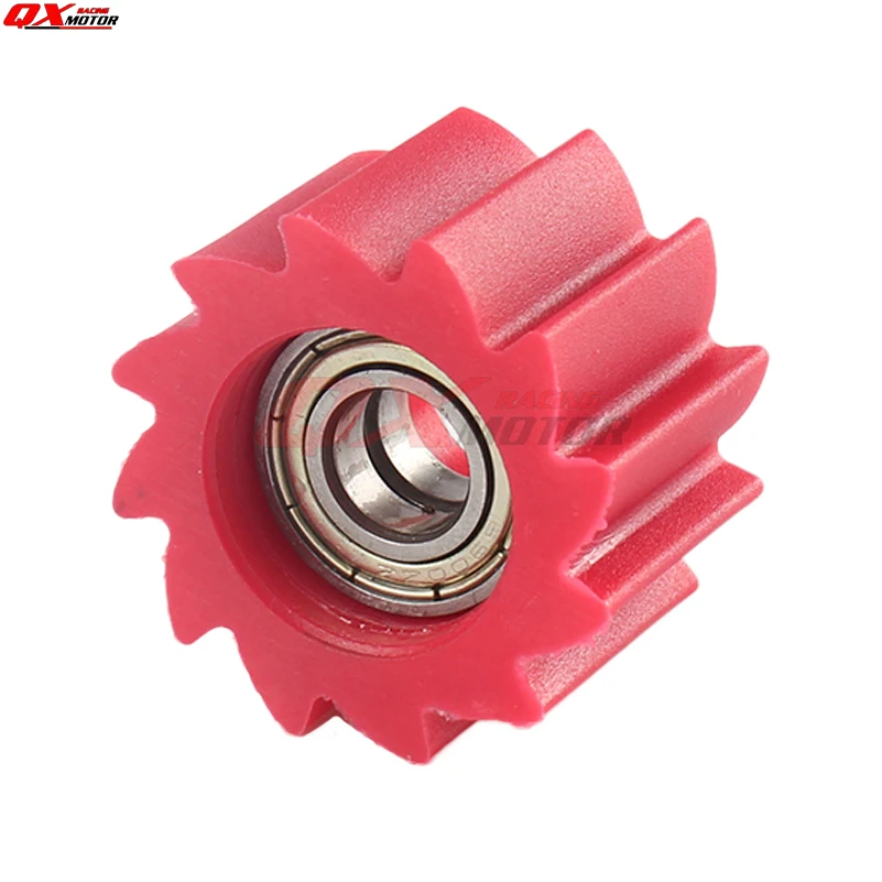 8mm 10mm Motorcycle Chain Roller Tensioner Pulley Wheel Guide for Honda Yamaha Kawasaki Kayo Bse KXF CR CRF RMZ WR YZ Dirt Bike