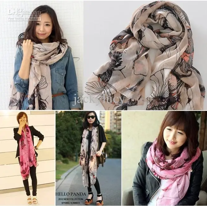 

Retial New Arrival Korean fashion ladys autumn and winter scarves shawls extended to increase Free Shipping