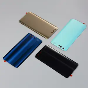 Bilashmart HUAWEI Honor 9 Back Case+Adhesive Sticker Glass Panel Battery Cover Replacement Door Rear Housing Huawei honor9