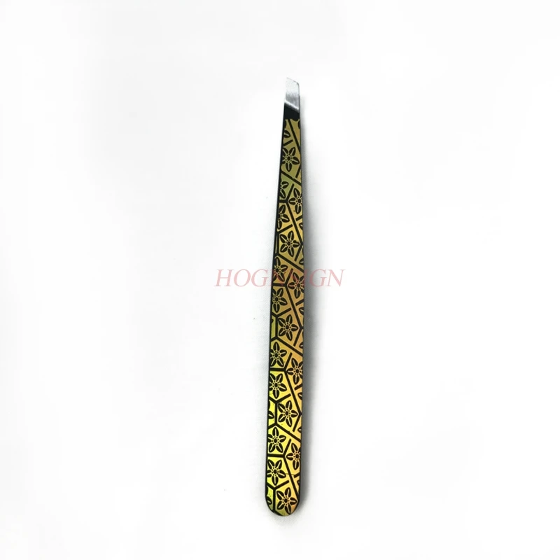 طرف مائل أدوات ماكياج الحاجب الملقط Forcep الفولاذ المقاوم للصدأ الرموش الصناعية كليب مزيل الشعر أداة تجميل الوجه يشكلون بيع