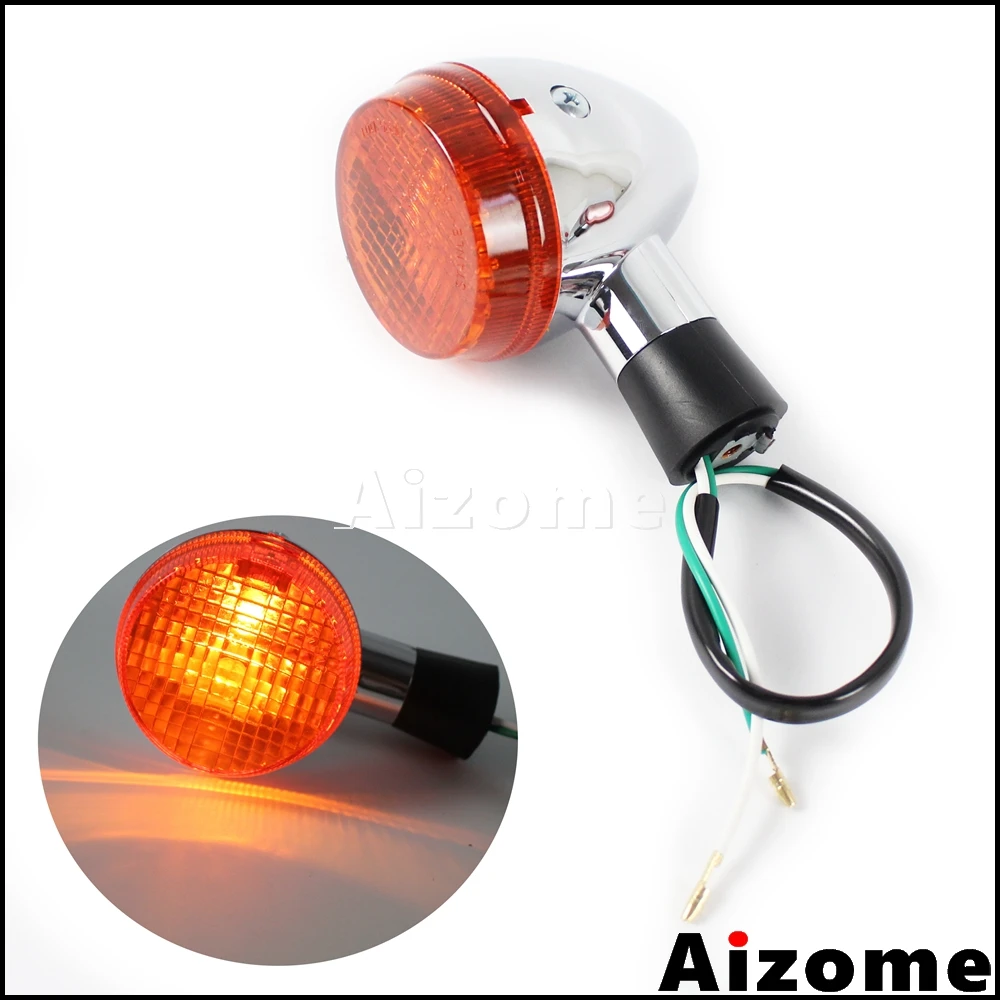 Motorcycle Rear Turn Signal Lights For Honda Shadow 400 750 VT750 04-07 Turn Indicators Lamp Emark Blinkers