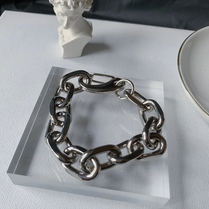 Fashion Simple New Aluminum Metal Bracelet Vintage Personality Bracelet Jewelry Wild Bracelet Hot Sale